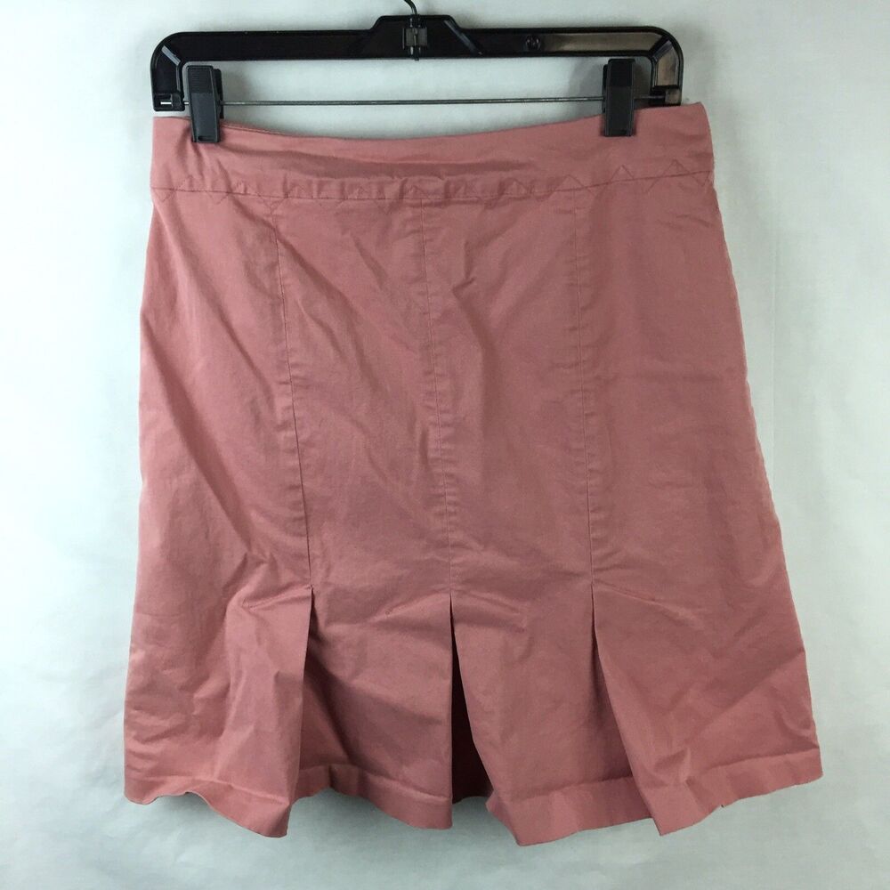 Sitwell Anthropologie Womens Skirt Size 6 Coral. A17